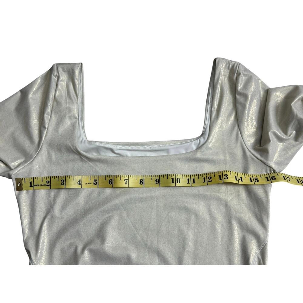 Lululemon Square-Neck Bodysuit Nulu Long Sleeve Thong Cut Large W3INRS LXBO NWT - Picture 11 of 16